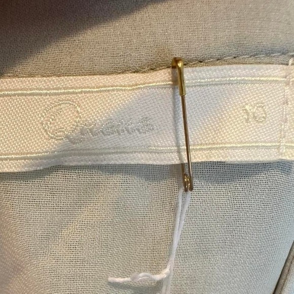 NEW Queue Silver Green Colette Tiered Ruffle Midi Skirt Size 10 100% Silk - Picture 4 of 8